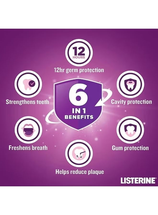 Listerine Total Care 6 In 1 Benefits Mouthwash Clean Mint - 500ml - Image 2